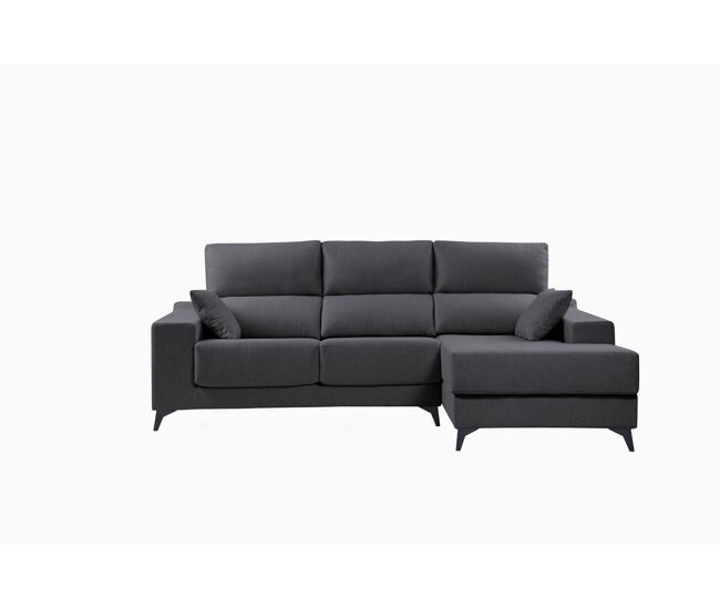 Chaise longue m noelia dereita 4 lugares antracite