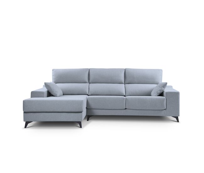 Chaise longue m com arca noelia dereita 4 lugares azul claro