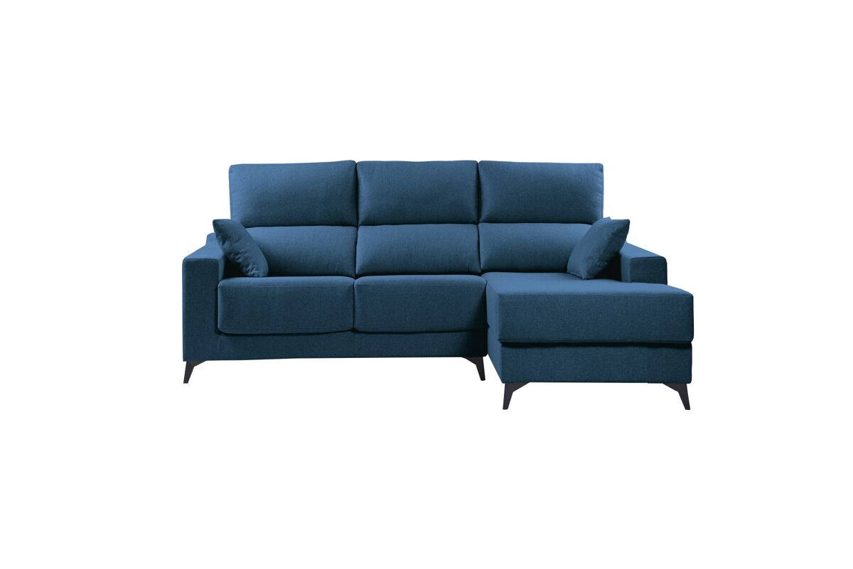 Chaise longue s noelia dereita 3 lugares azul marinho