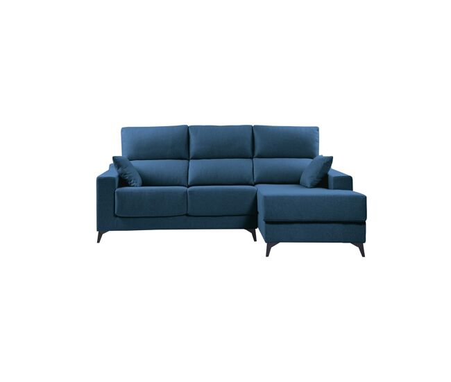 Chaise longue s noelia dereita 3 lugares azul marinho