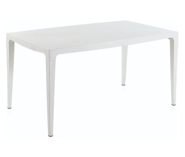 Mesa de jardim master 140x80cm cor blanc