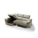 Chaise longue dereita com arca DIWY Chaise longue dereita com arca DIWY Bege