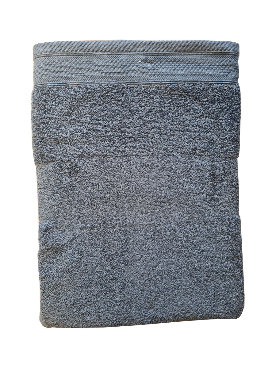 Toalha de algodão victoria 70x140cm cor antracite