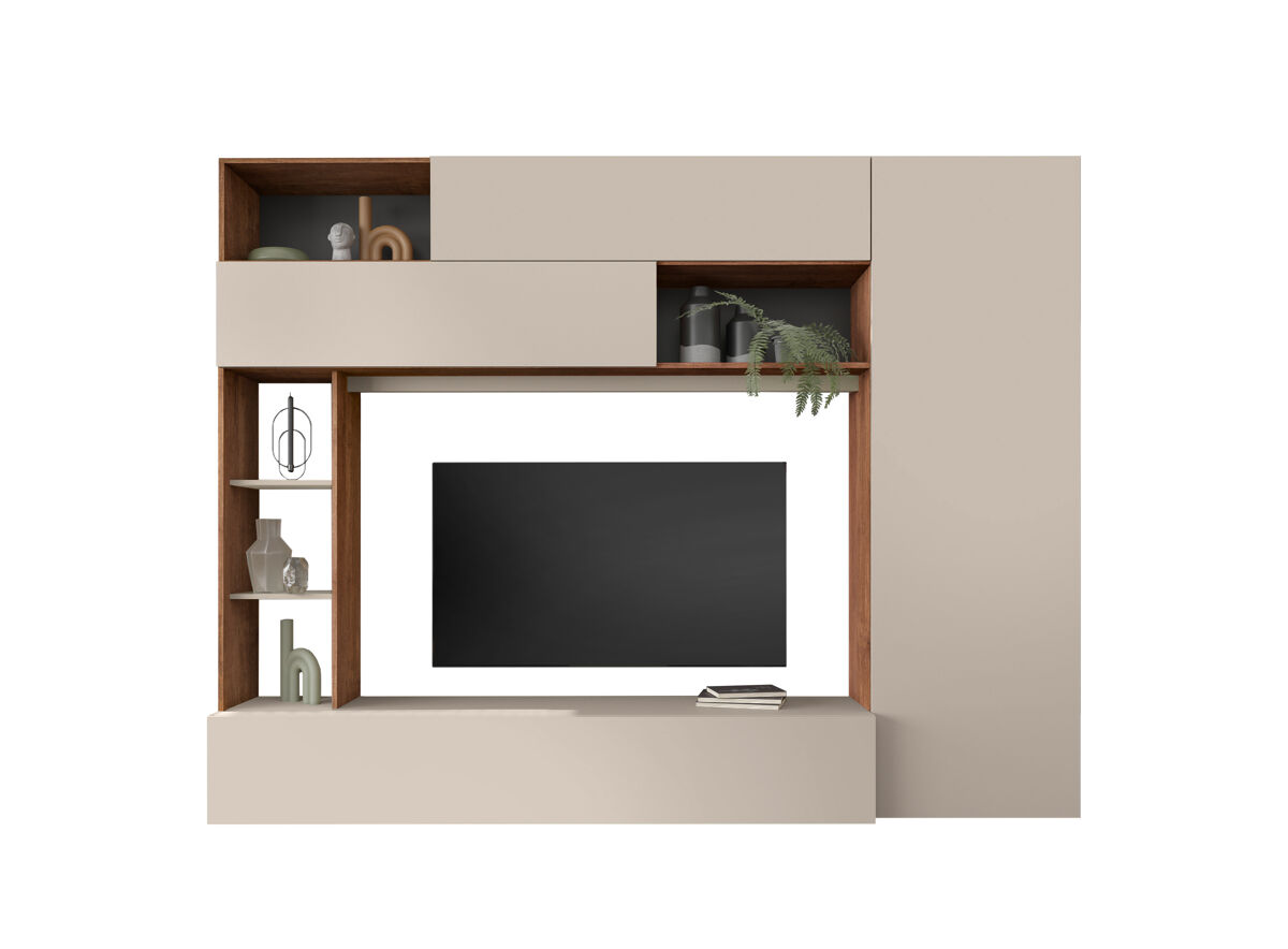 Compacto de tv vison e carvalho PRATIKO