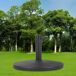 Base de guarda-sol NORDY 45x33cm preta Base de guarda-sol NORDY 45x33cm preta Preto