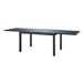 Mesa de jardim extensível corA cinzento escuro Mesa de jardim extensível corA cinzento escuro Cinza Escuro