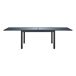 Mesa de jardim extensível corA cinzento escuro Mesa de jardim extensível corA cinzento escuro Cinza Escuro