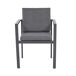 Cadeira de jardim ABBEY cinzenta escura Cadeira de jardim ABBEY cinzenta escura Cinza Escuro