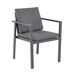 Cadeira de jardim ABBEY cinzenta escura Cadeira de jardim ABBEY cinzenta escura Cinza Escuro
