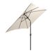 Guarda-sol DUNA 245x200x300cm cor creme Guarda-sol DUNA 245x200x300cm cor creme Bege