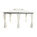 Pérgola RITA 275x400x300cm cor bege Pérgola RITA 275x400x300cm cor bege Bege