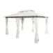 Pérgola RITA 275x400x300cm cor bege Pérgola RITA 275x400x300cm cor bege Bege