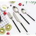 Conjunto de talheres SILVER BLACK 16 peças CONFORAMA Conjunto de talheres SILVER BLACK 16 peças CONFORAMA Preto