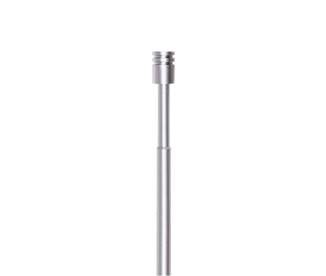 Varão de cortina extensível lia 130-240cm prateado