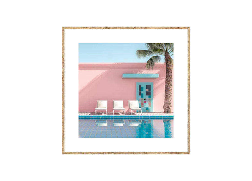 Quadro PARADISE 35x35cm marca MARCOMUEBLE