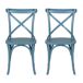 Conjunto de 2 cadeiras de cozinha BISTROT II Conjunto de 2 cadeiras de cozinha BISTROT II Azul