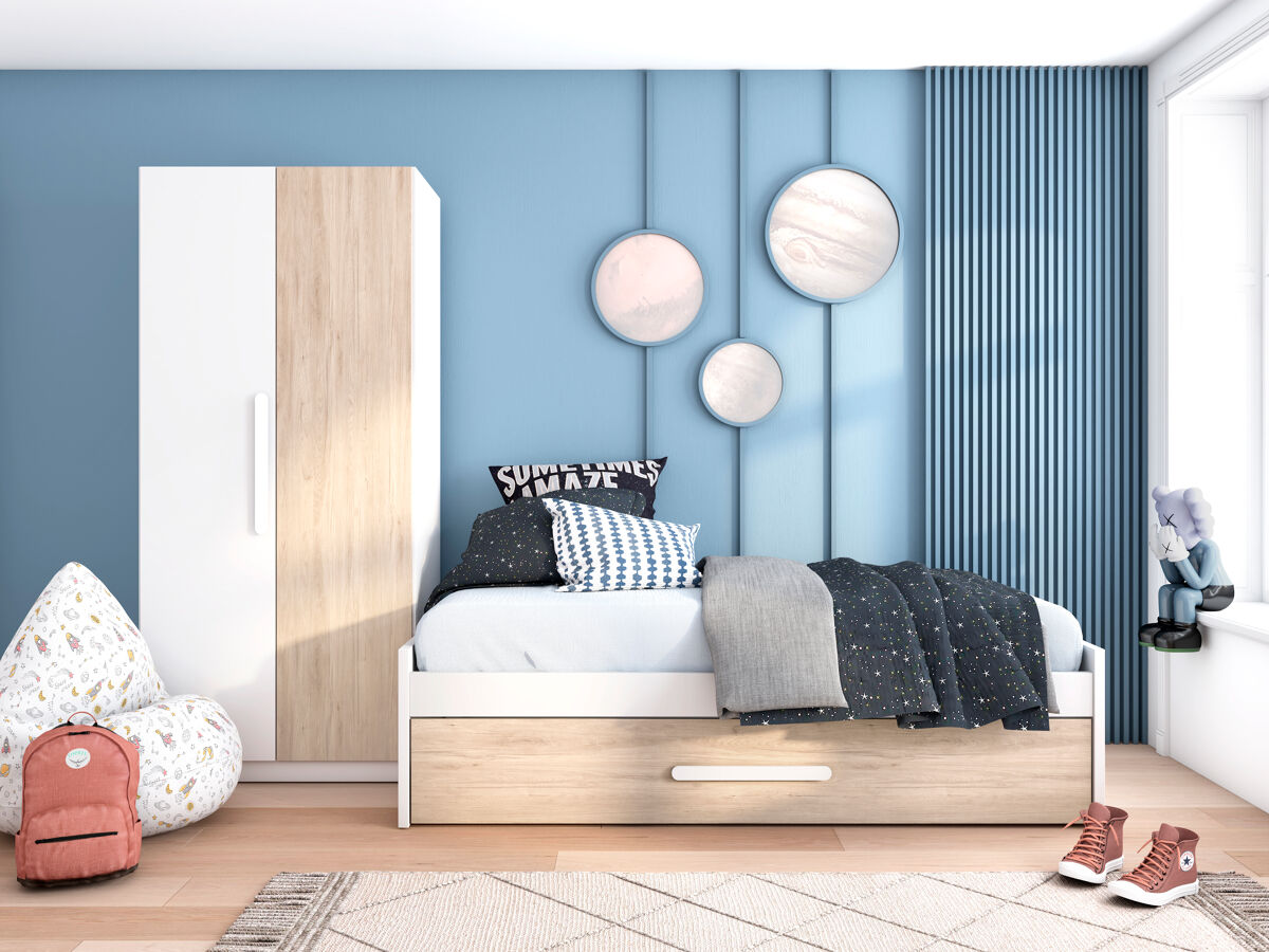 Conjunto de cama SMART branco mate