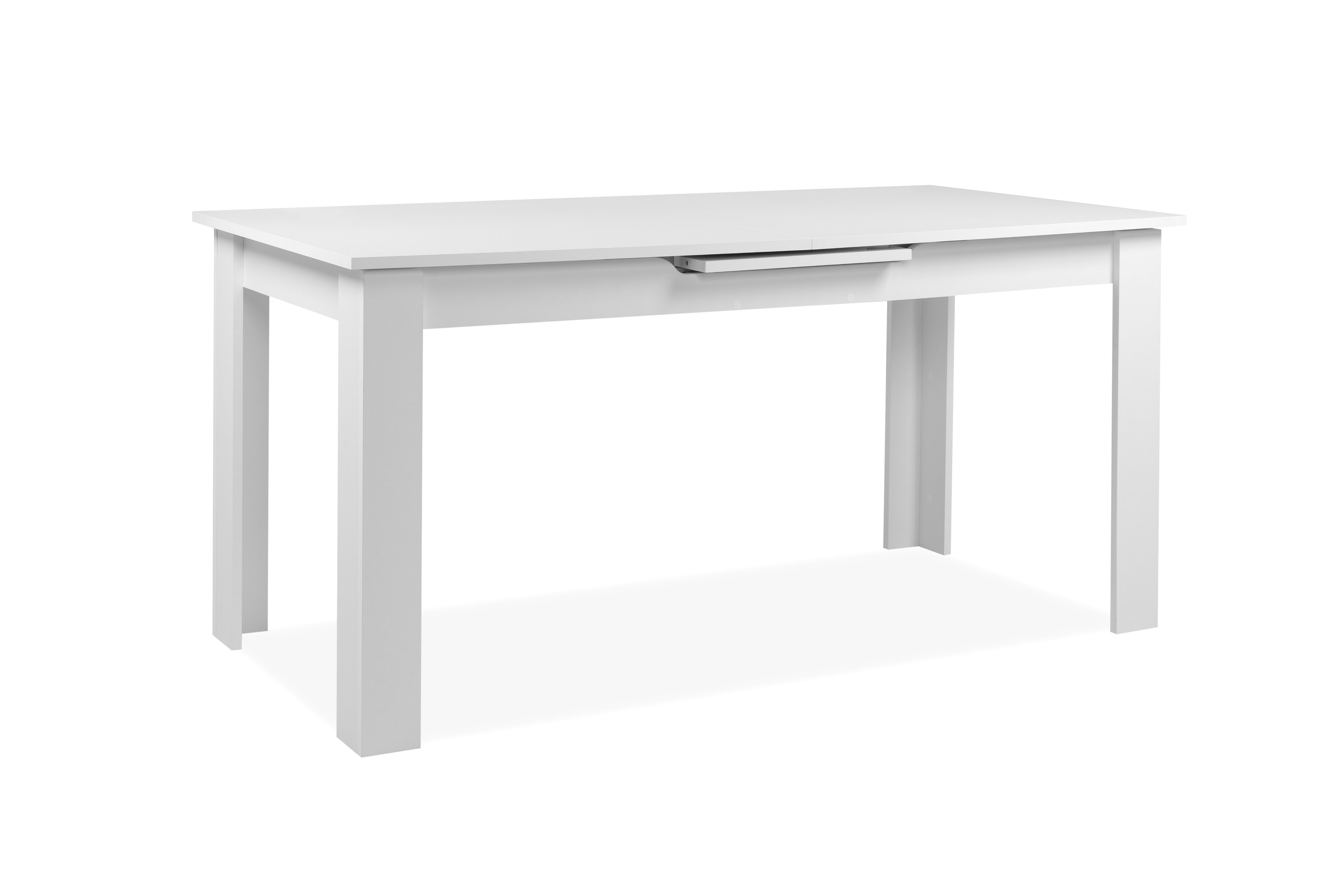 Mesa de jantar extensível branco BIRMINGHAM