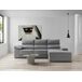 Chaise longue dereita com arrumação RUBIK Chaise longue dereita com arrumação RUBIK Cinza