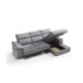 Chaise longue dereita com arrumação RUBIK Chaise longue dereita com arrumação RUBIK Cinza