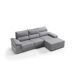 Chaise longue dereita com arrumação RUBIK Chaise longue dereita com arrumação RUBIK Cinza