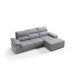 Chaise longue dereita com arrumação RUBIK Chaise longue dereita com arrumação RUBIK Cinza
