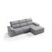 Chaise longue dereita com arrumação RUBIK Chaise longue dereita com arrumação RUBIK Cinza