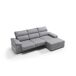 Chaise longue dereita com arrumação RUBIK Chaise longue dereita com arrumação RUBIK Cinza