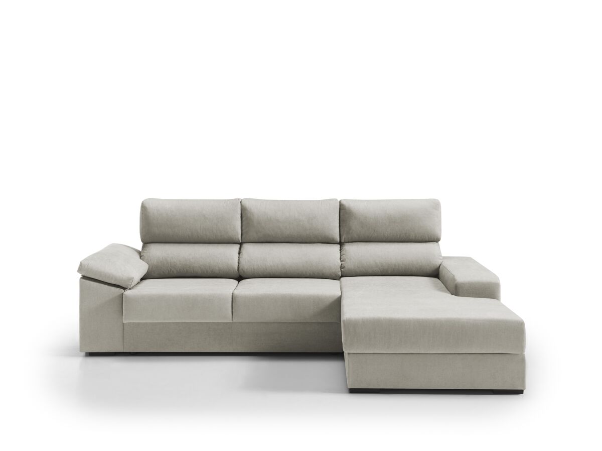 Chaise longue dereita com arrumação RUBIK