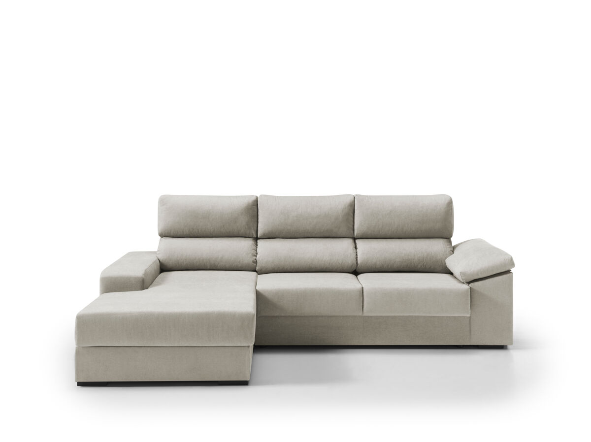 Chaise longue dereita com arrumação RUBIK