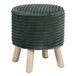 Puff redondo LOUISE 35x40cm Puff redondo LOUISE 35x40cm Verde