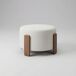 Puff redondo FALCO 50x36cm Puff redondo FALCO 50x36cm Bege