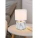 Candeeiro de mesa NORA 1 luz 40W 30,5x18,5cm marca CONFORAMA Candeeiro de mesa NORA 1 luz 40W 30,5x18,5cm marca CONFORAMA Branco