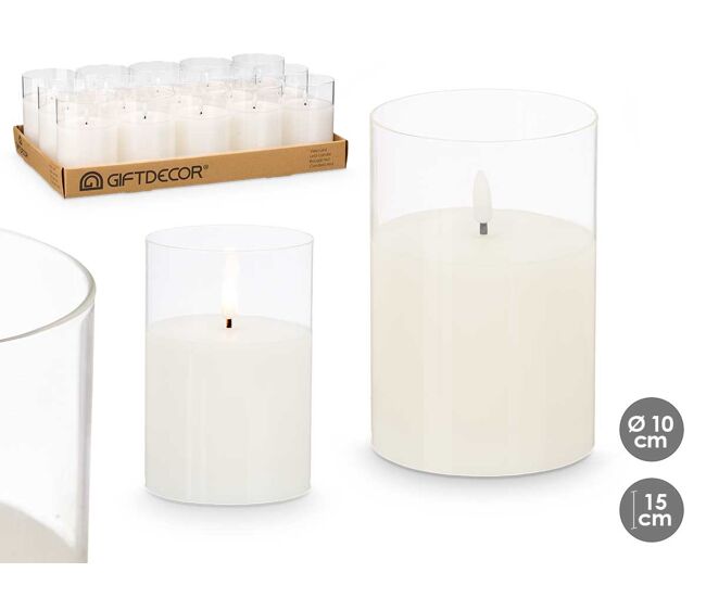 Vela decorativa cristal led 10cm marca conforama - conforama