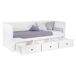Cama nido UPPSALA dede 80cm a 160x200cm branca Cama nido UPPSALA dede 80cm a 160x200cm branca Branco