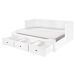 Cama nido UPPSALA dede 80cm a 160x200cm branca Cama nido UPPSALA dede 80cm a 160x200cm branca Branco