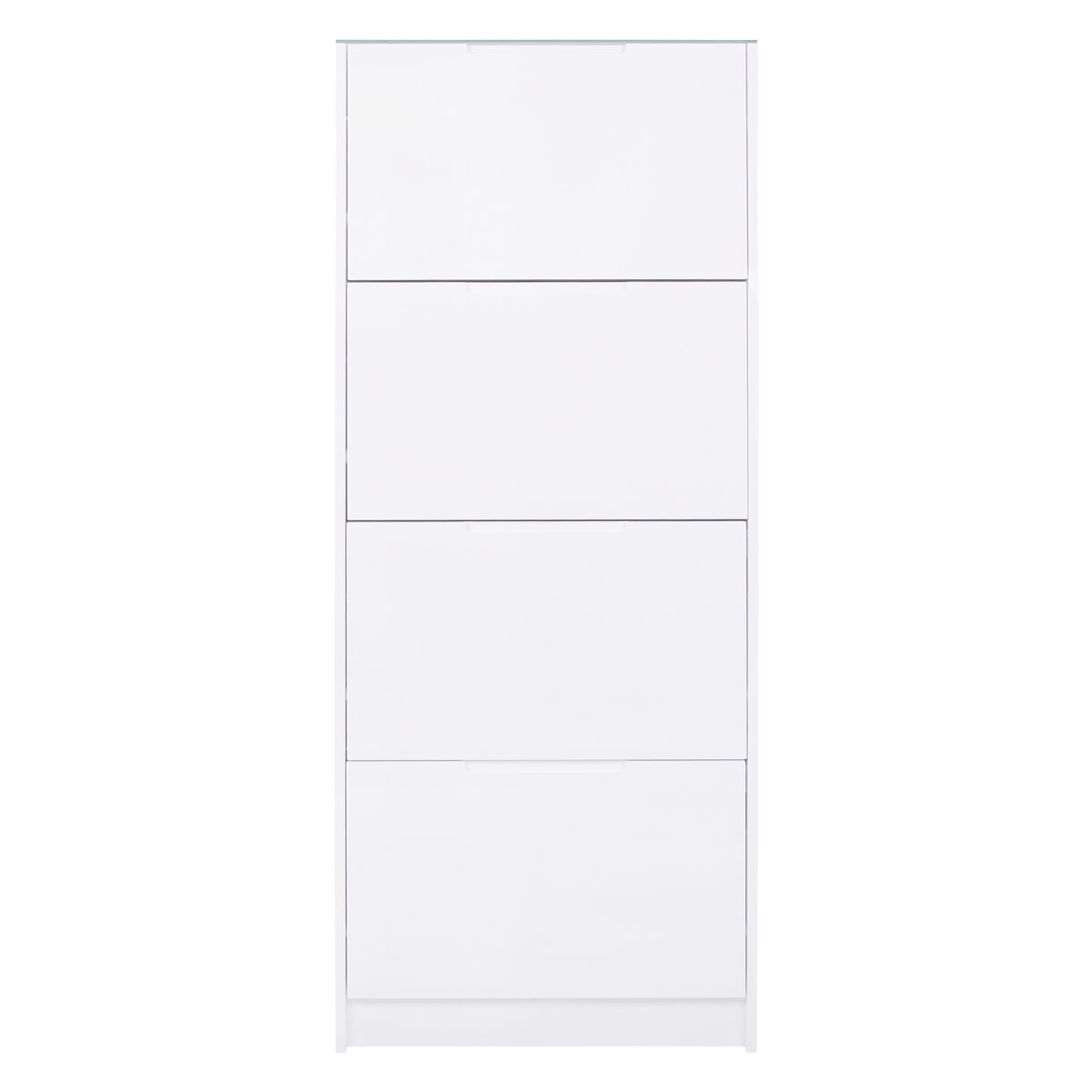 Sapateira FOUR 4 tampos cor branco