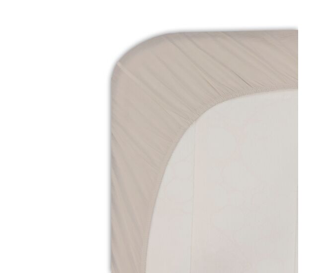 Lençol de baixo silk em microfibra 135cm cor taupe