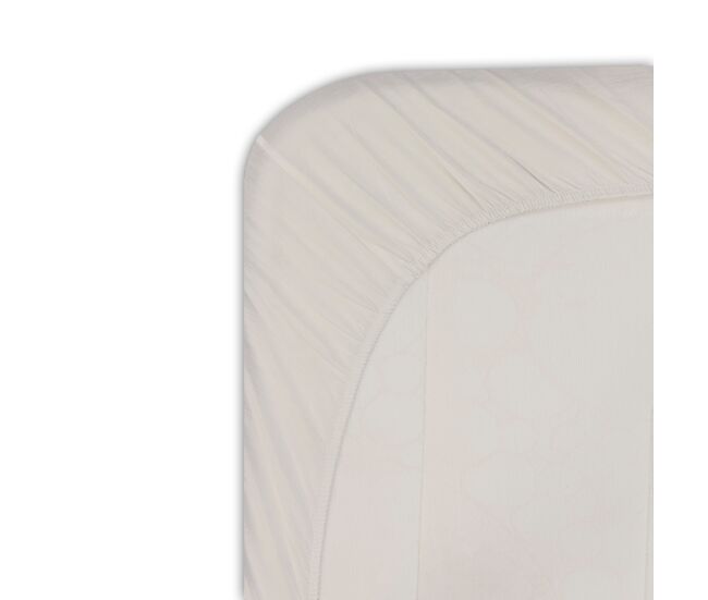 Lençol de baixo silk em microfibra 135cm cor linho