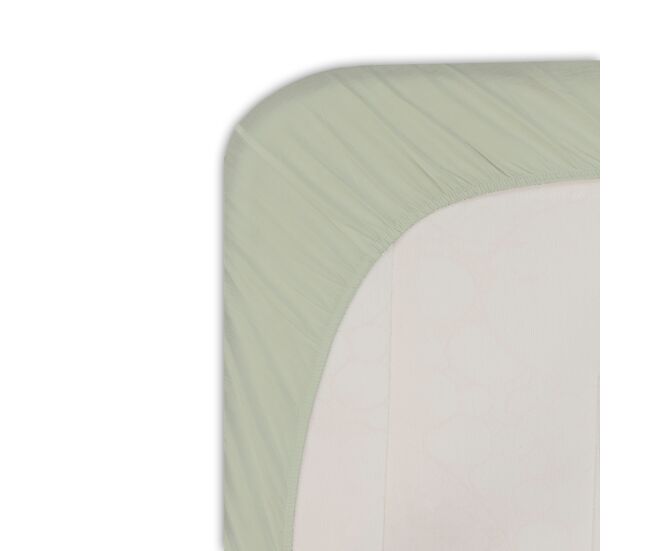 Lençol de baixo silk em microfibra 90cm cor verde