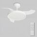 Ventoinha de teto JULIA S retrátil LED com motor DC Ventoinha de teto JULIA S retrátil LED com motor DC Branco