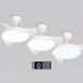Ventoinha de teto JULIA S retrátil LED com motor DC Ventoinha de teto JULIA S retrátil LED com motor DC Branco