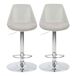 Conjunto de 2 bancos ajustáveis TOBY Conjunto de 2 bancos ajustáveis TOBY Cinza