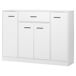 Aparador SNOW 84x116x30cm branco Aparador SNOW 84x116x30cm branco Branco