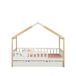 Cama nido de madeira maciça WOOD 90x190cm em branco natural Cama nido de madeira maciça WOOD 90x190cm em branco natural Branco/ Madeira