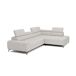 Sofá de canto com relax elétrico PALLADIO Sofá de canto com relax elétrico PALLADIO Branco