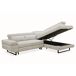 Sofá de canto com cama SWAN Sofá de canto com cama SWAN Cinza Claro