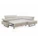 Sofá de canto com cama SWAN Sofá de canto com cama SWAN Cinza Claro