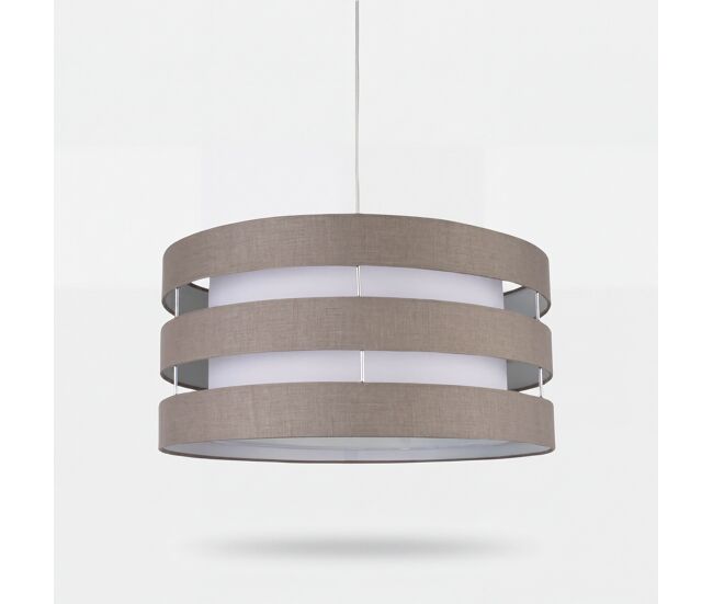 Candeeiro de teto ferret ii 50cm taupe marca conforama - conforama