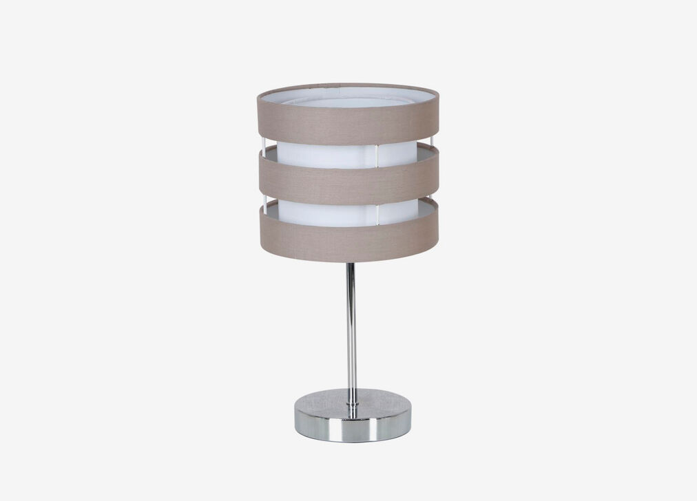 Candeeiro de mesa ferret ii 34cm taupe marca conforama - conforama